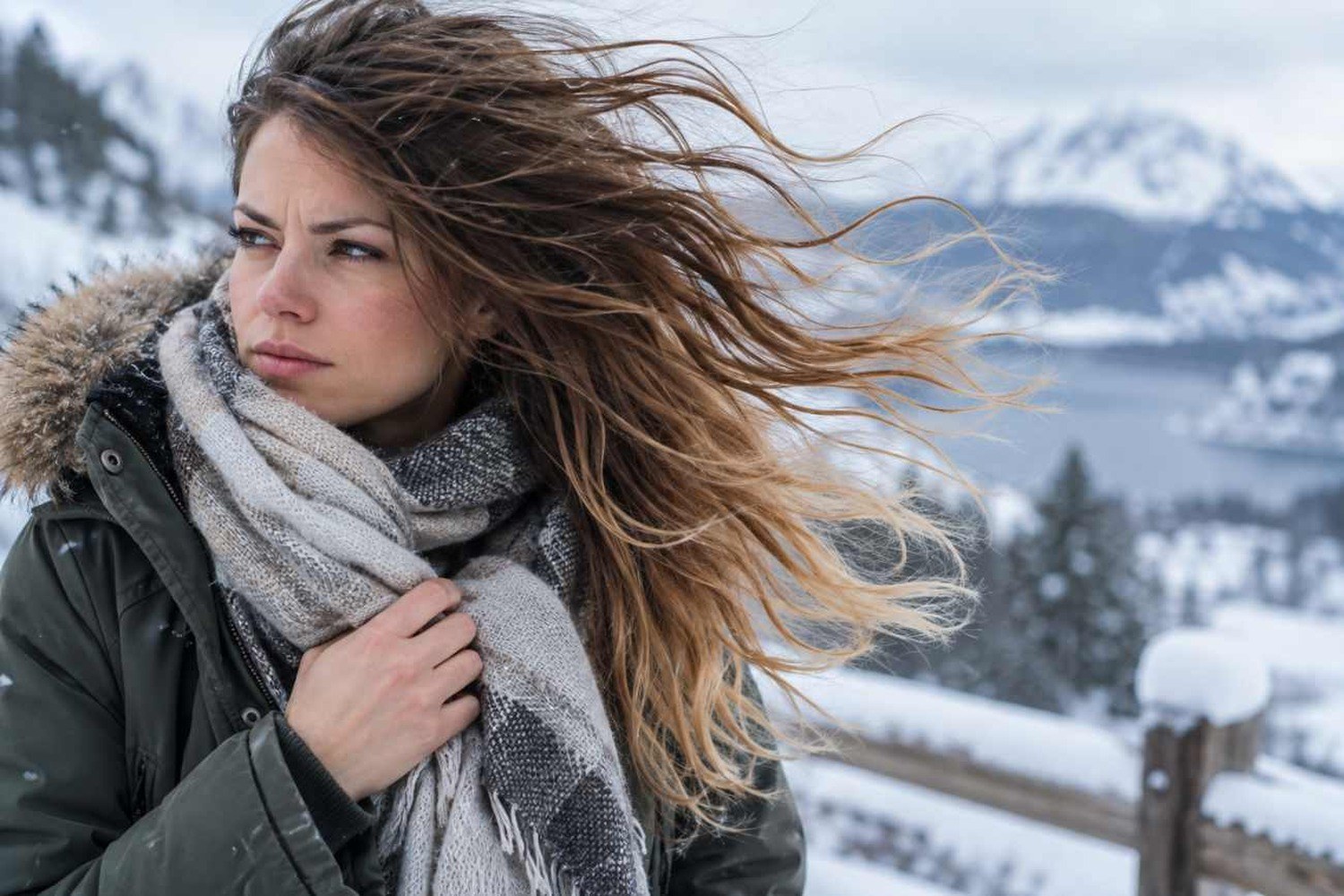 Capelli e vento gelido: cosa accade alle punte e come proteggerle