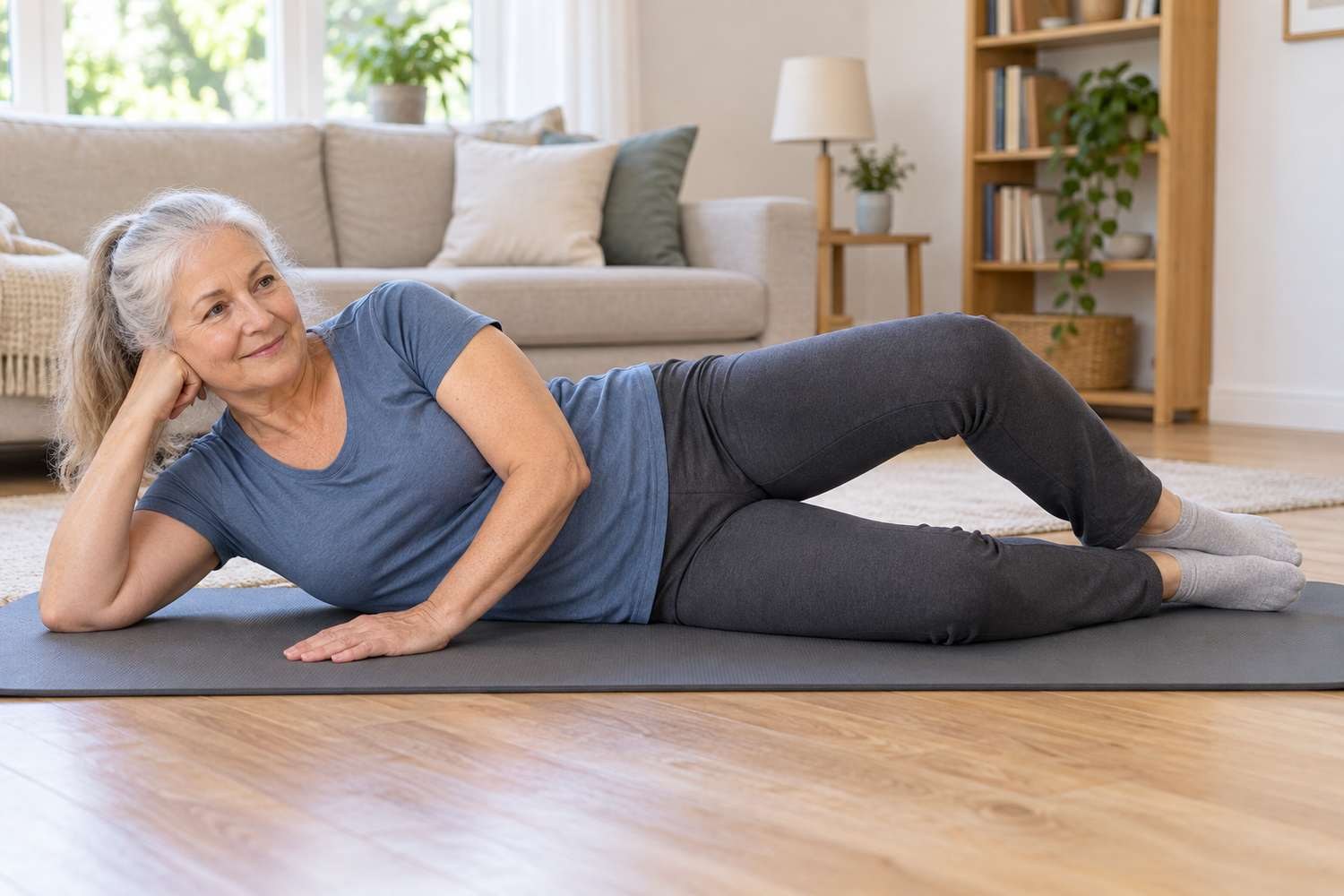 Glutei e fianchi dopo i 60 anni: i 4 esercizi sul tappetino per migliorare la tonicità