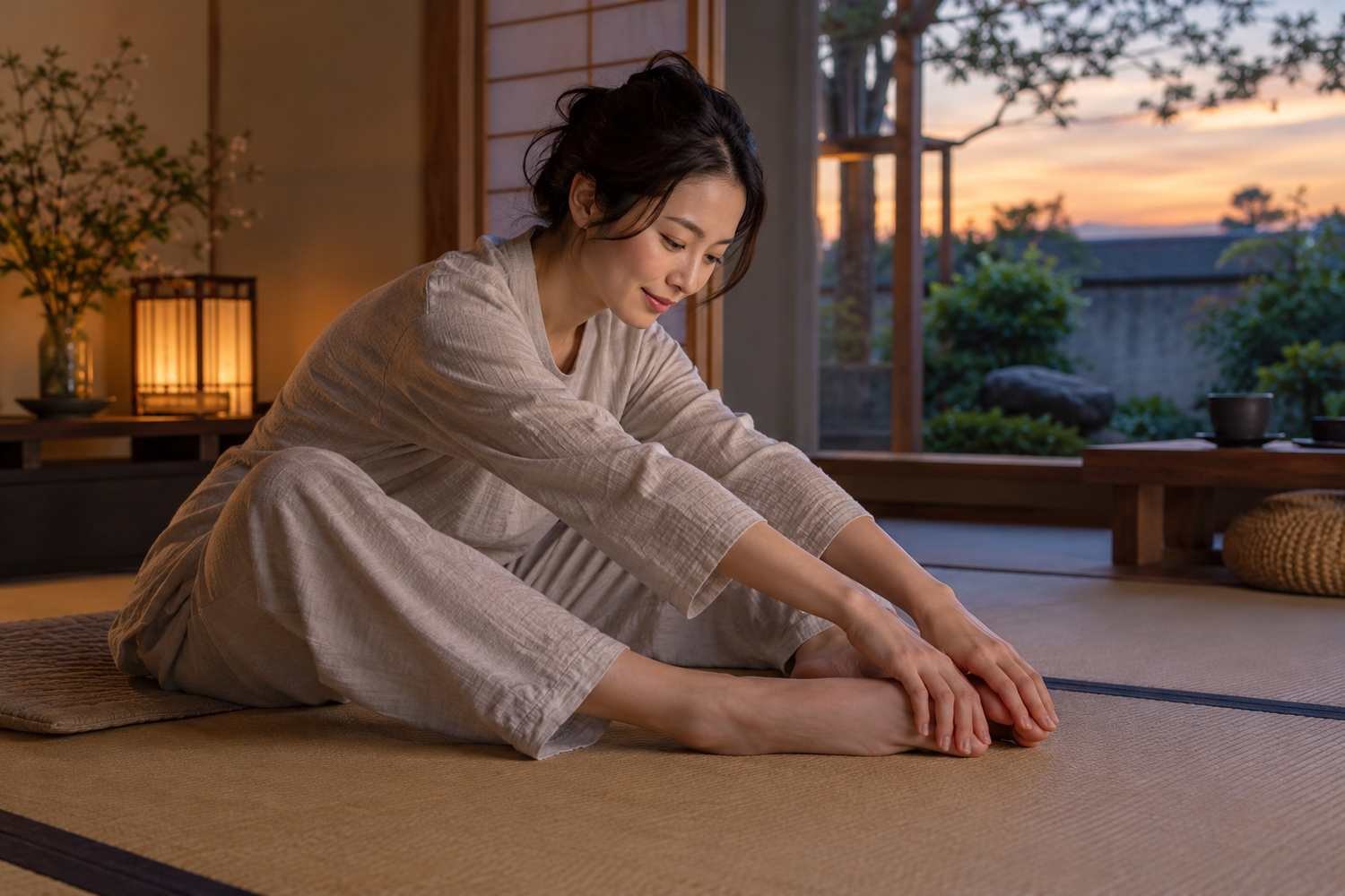 La routine serale giapponese che rilassa i muscoli e favorisce il sonno