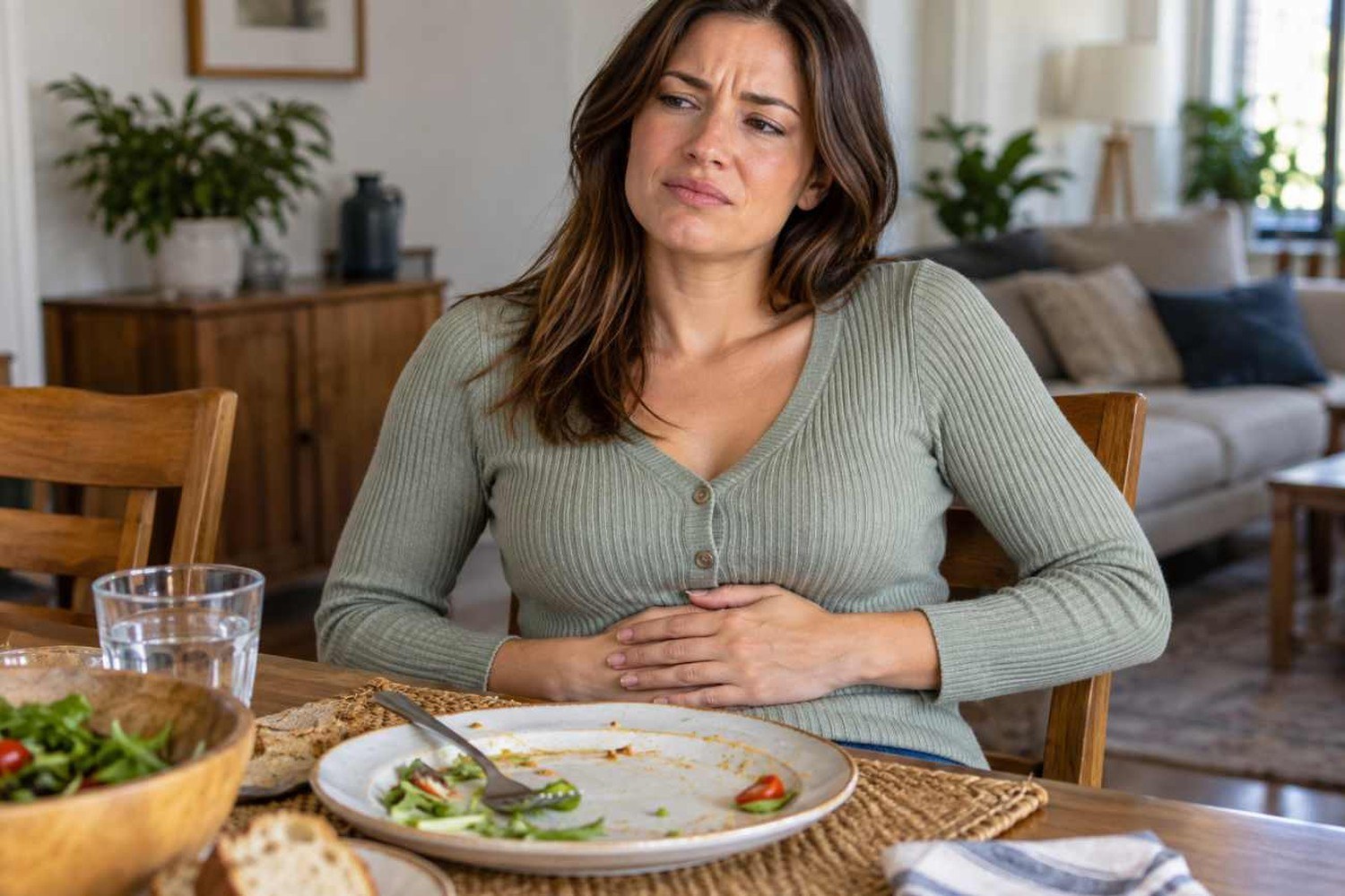 Perché ci sentiamo gonfi dopo aver mangiato: le cause più comuni e cosa fare