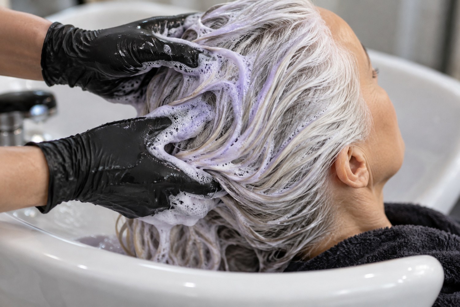 Shampoo antigiallo sui capelli bianchi: come usarlo e quali risultati aspettarsi